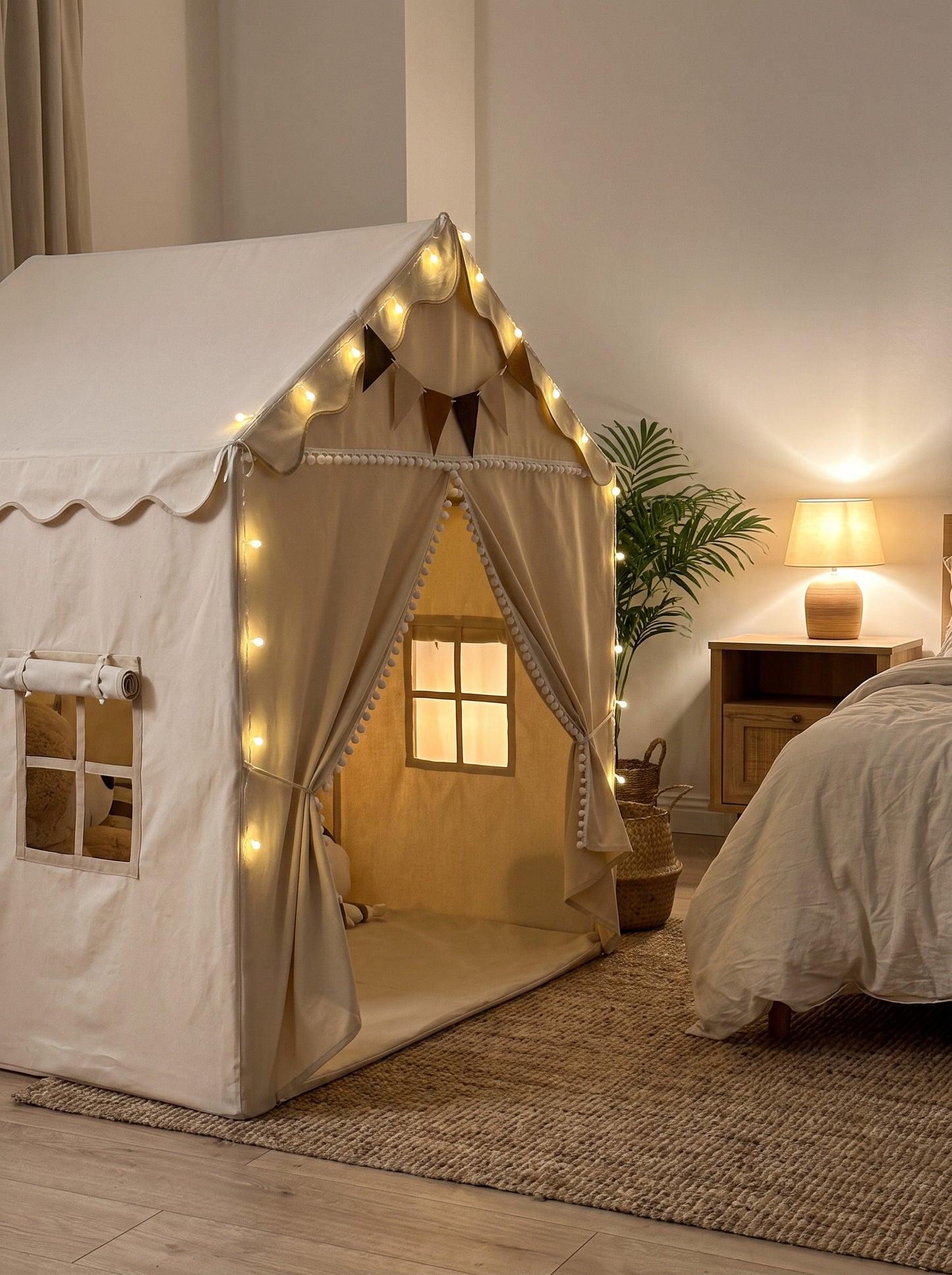 Styled at-home scene: Grand Cuddle Playhouse