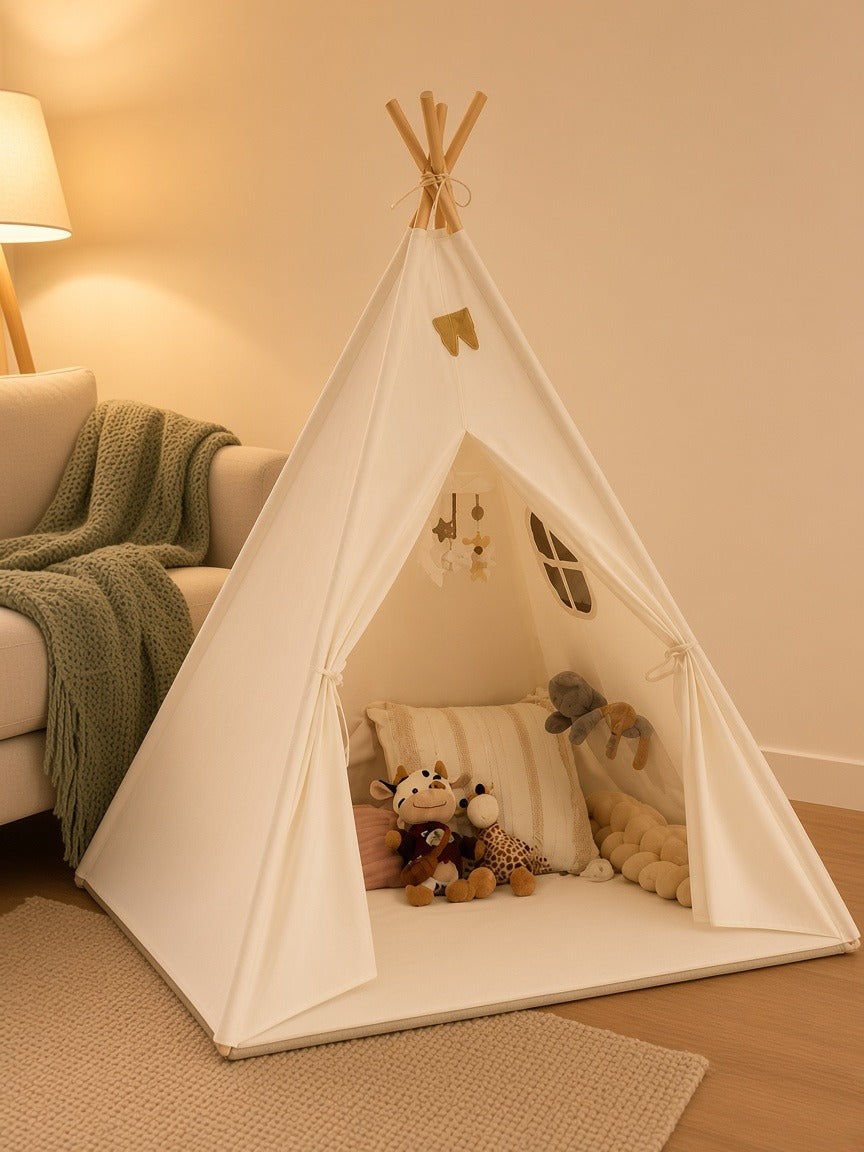 Styled at-home scene: Meadow Sleepover Teepee