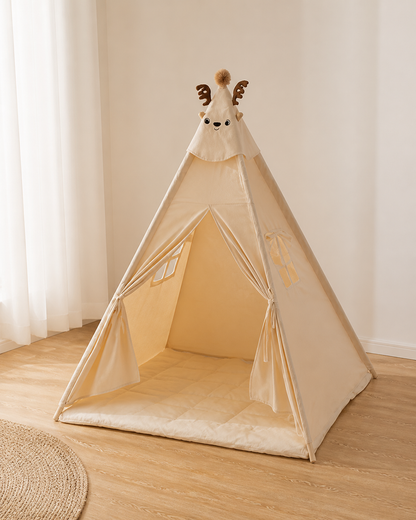Alternate angle of the Cuddle Camp Teepee