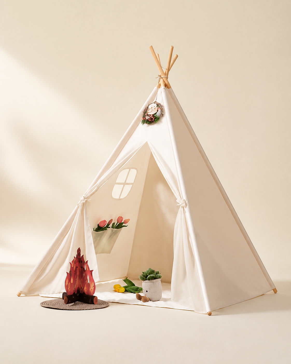 Alternate angle of the Little Star Princess Teepee