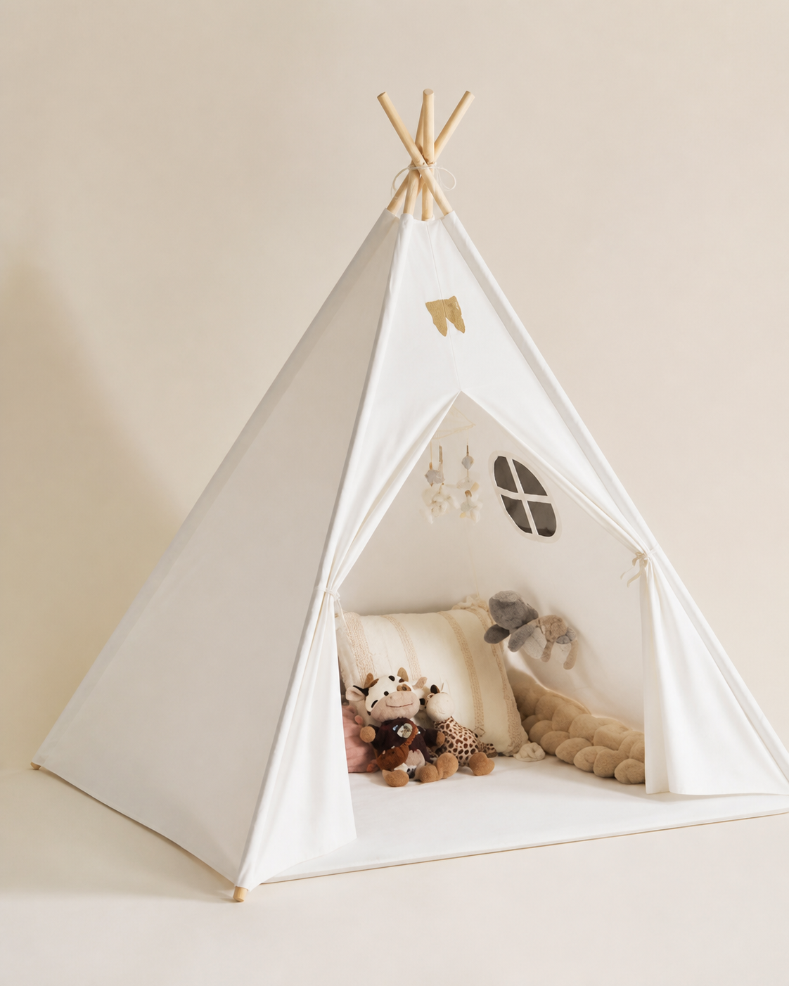 Alternate angle of the Meadow Sleepover Teepee