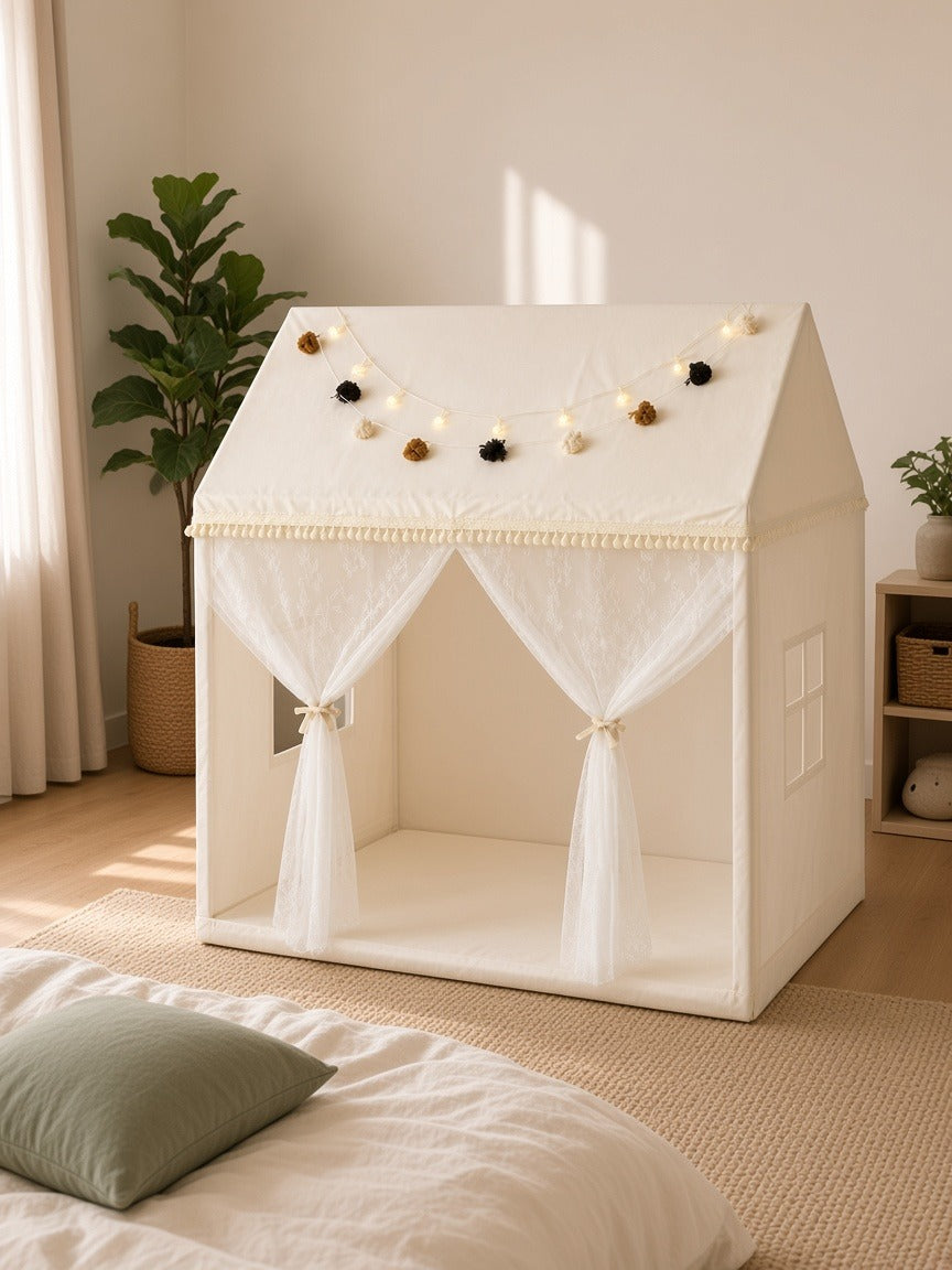 Styled at-home scene: Cloud Palace Canopy