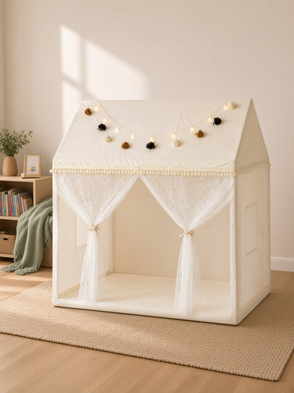 Styled at-home scene: Cloud Palace Canopy