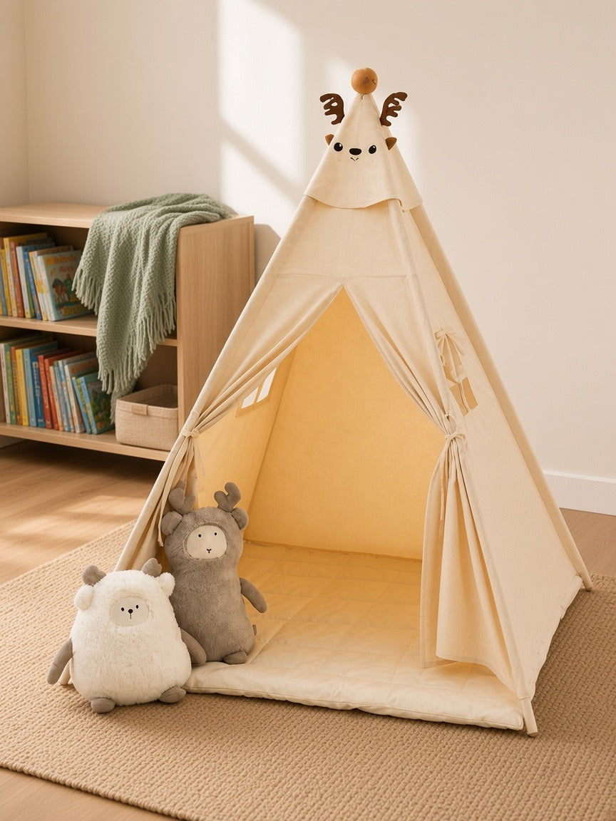 Styled at-home scene: Cuddle Camp Teepee