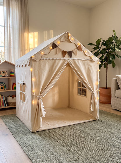 Styled at-home scene: Grand Cuddle Playhouse