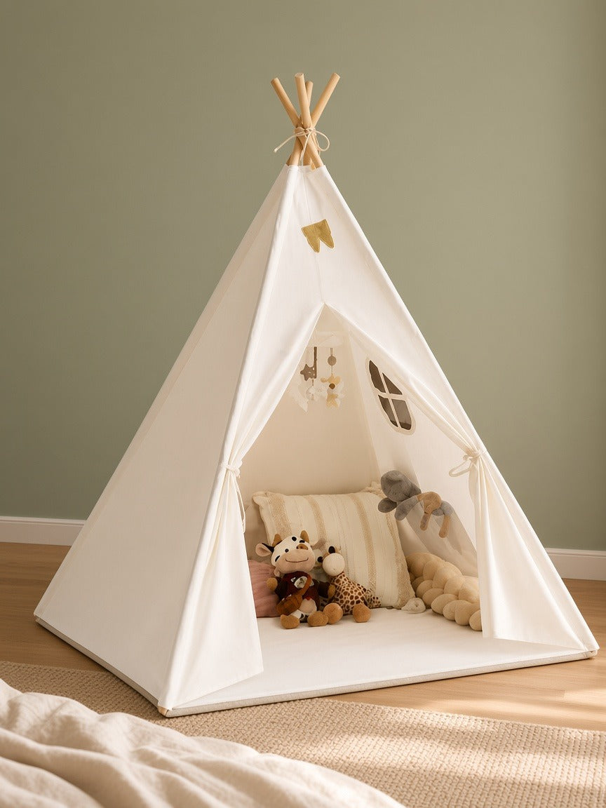 Styled at-home scene: Meadow Sleepover Teepee