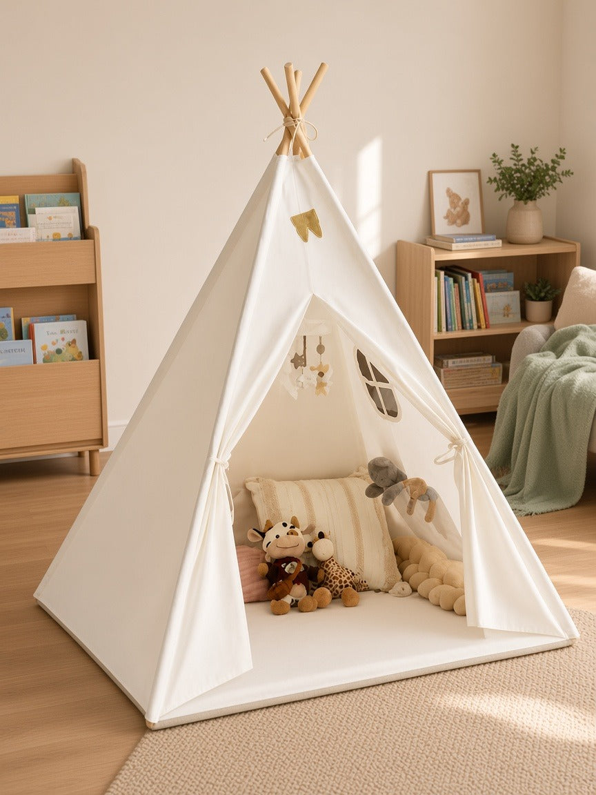 Styled at-home scene: Meadow Sleepover Teepee