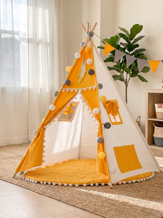 Styled at-home scene: Sunbeam Foldable Teepee