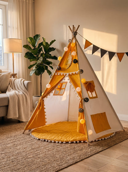 Styled at-home scene: Sunbeam Foldable Teepee